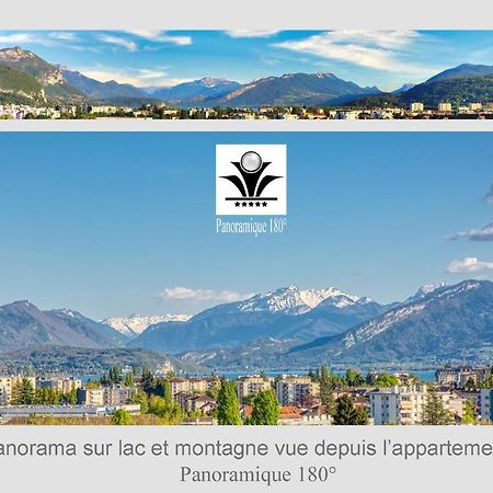 Panoramique 180 lac et montagne et Nid Secret spa romantique Annecy Extérieur photo