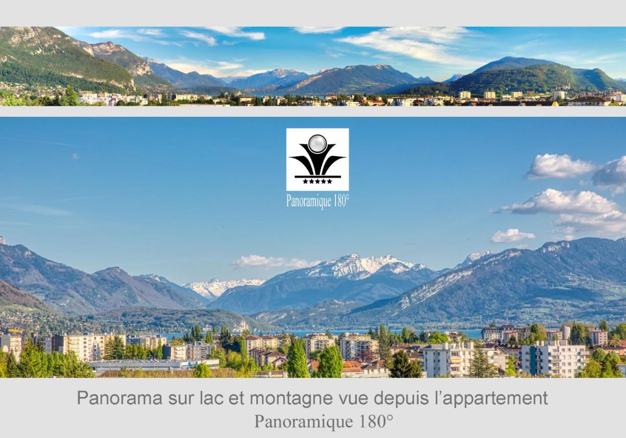 Panoramique 180 lac et montagne et Nid Secret spa romantique Annecy Extérieur photo