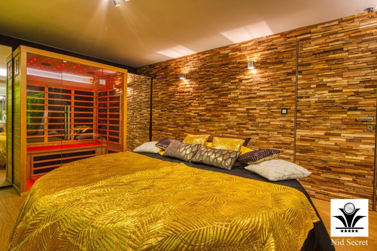 Panoramique 180 lac et montagne et Nid Secret spa romantique Annecy Extérieur photo